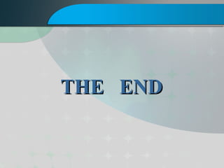 THE ENDTHE END
 