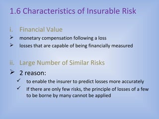 What Is Insurable Risk Takaful-introduction to insurance | PPT