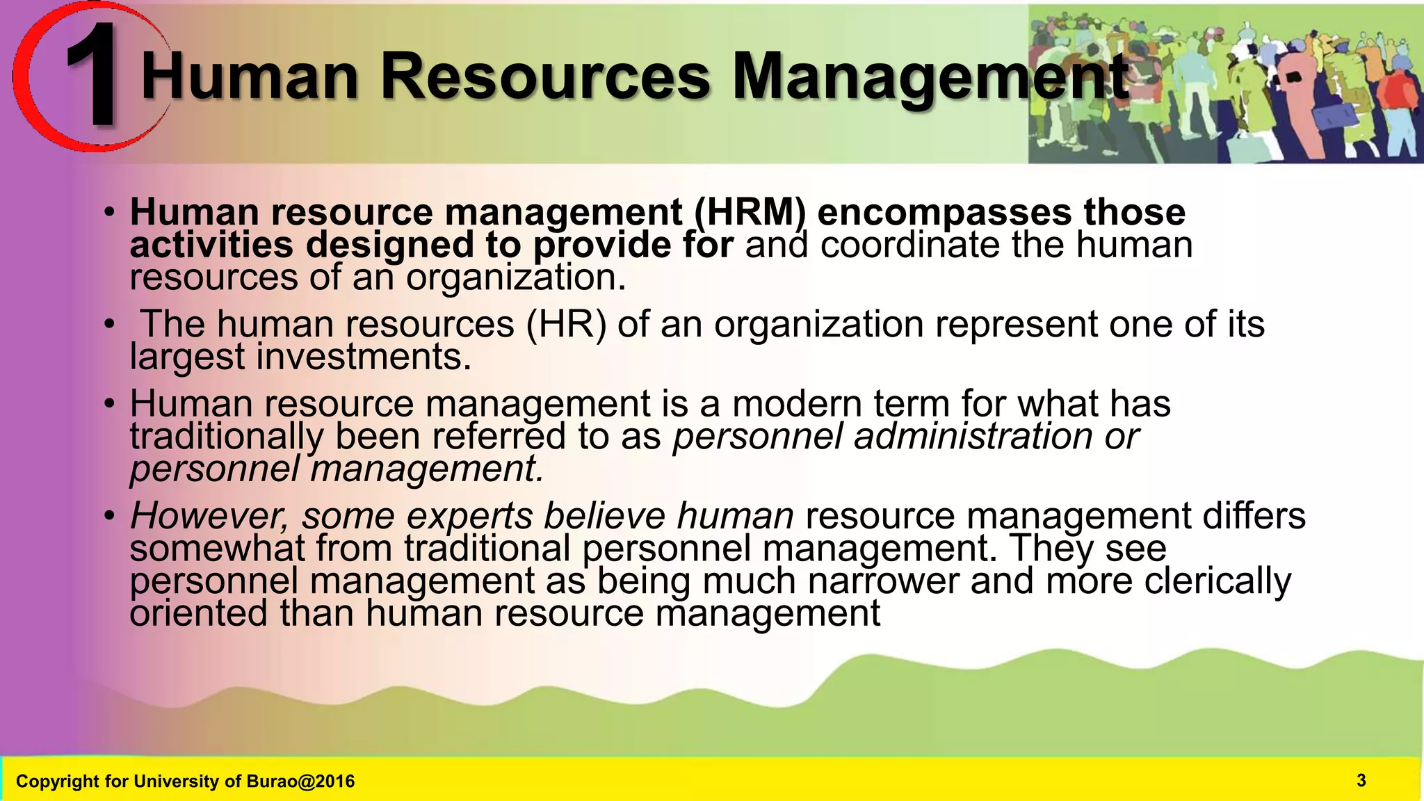 Chapter 1 challenges of human resource management | PPTX