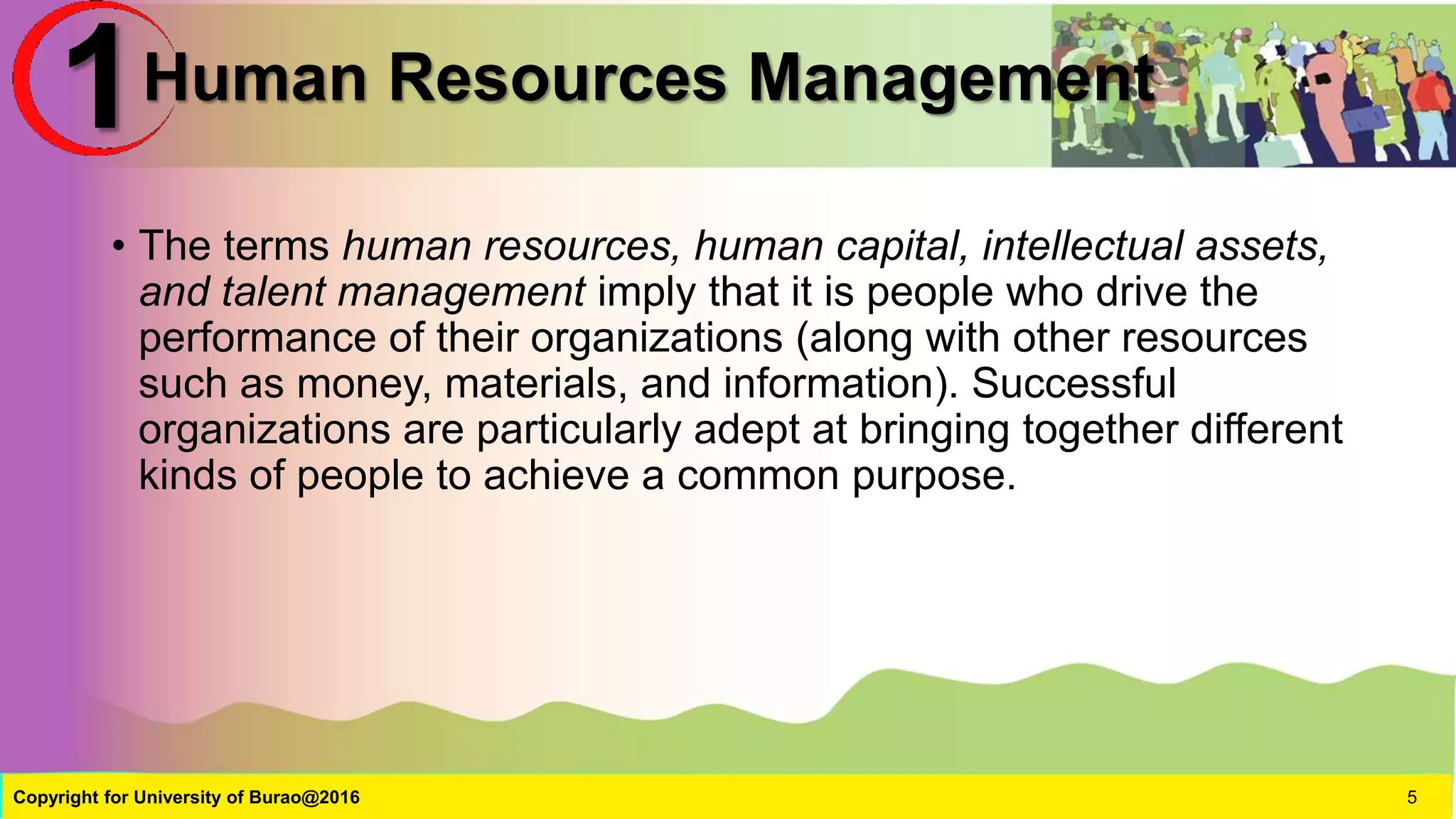 Chapter 1 challenges of human resource management | PPTX