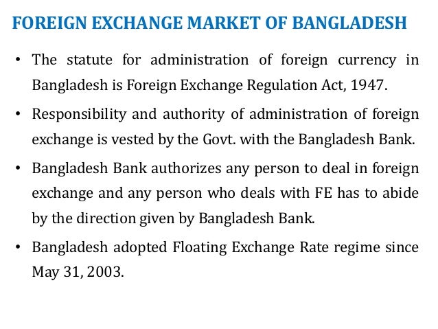 Introduction to foreign exchange