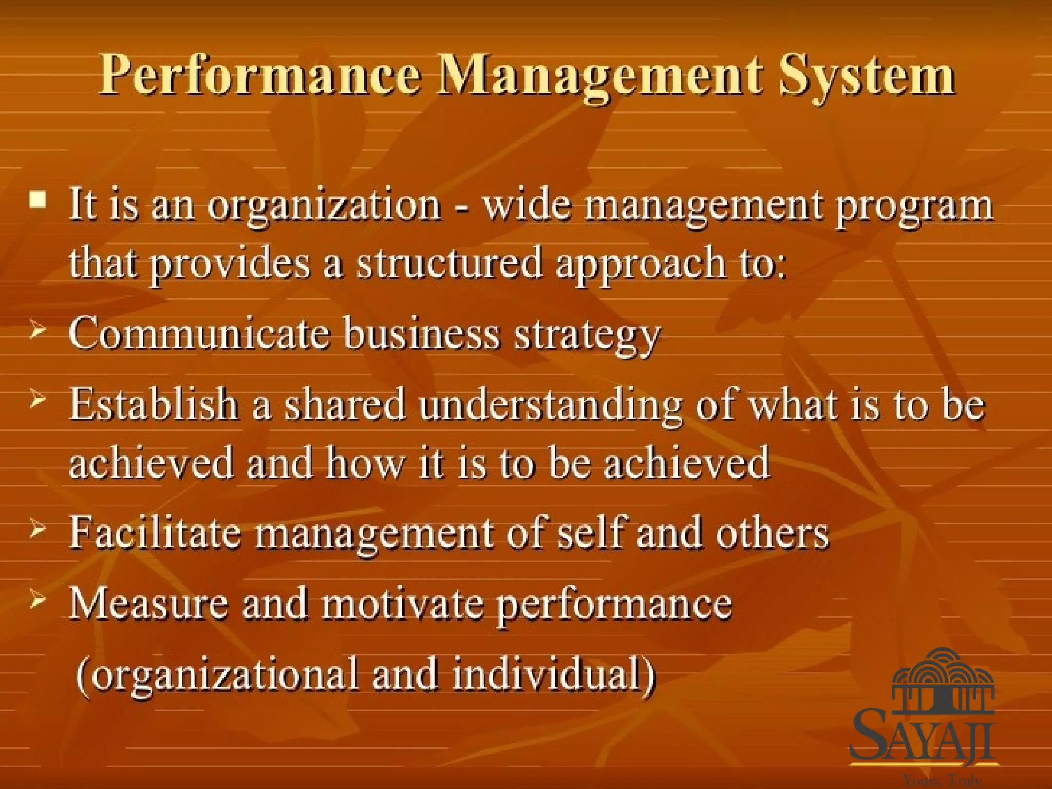 Performance Management System | PPT