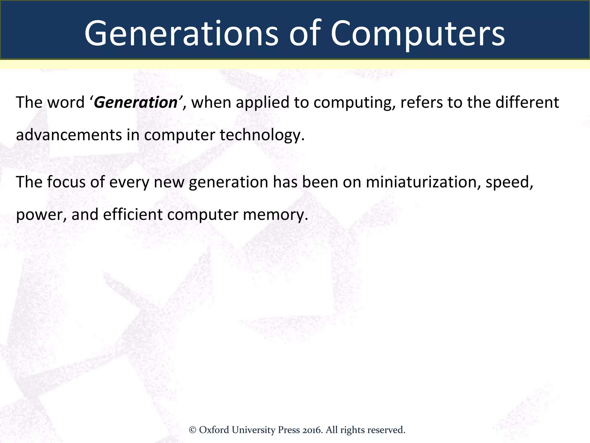 Chapter1 fundamentals of computers by reema thareja | PDF