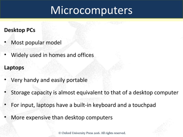 Chapter1 fundamentals of computers by reema thareja | PDF | Desktops ...