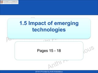 0417 IGCSE ICT Chapter 1 | PDF