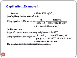Capillarity…Example 1
64
 