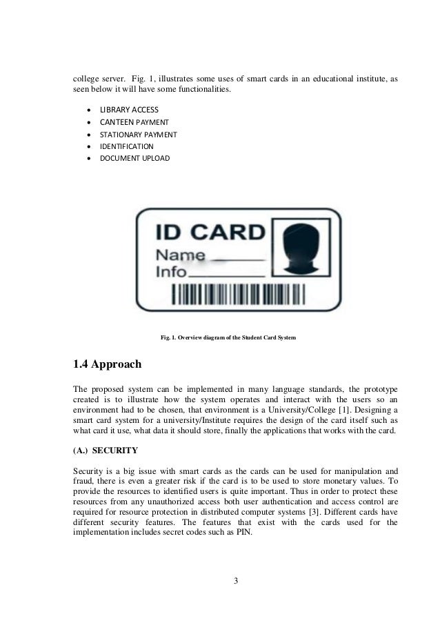 College Student Smart Card