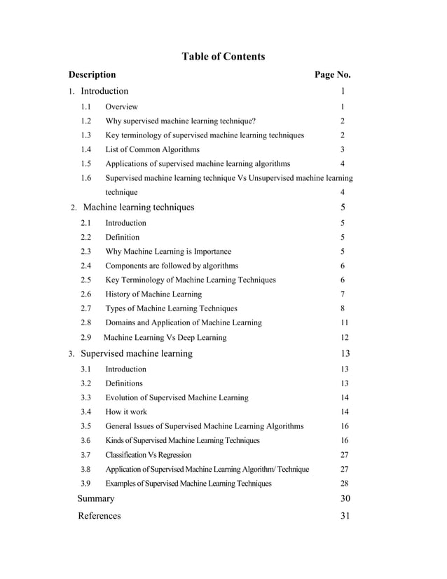 Supervised Machine Learning Techniques Common Algorithms And Its Supervised Machine Learning Techniques Common Algorithms And Its