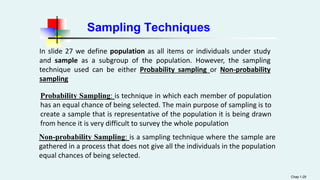 Statistics: Chapter One | PDF