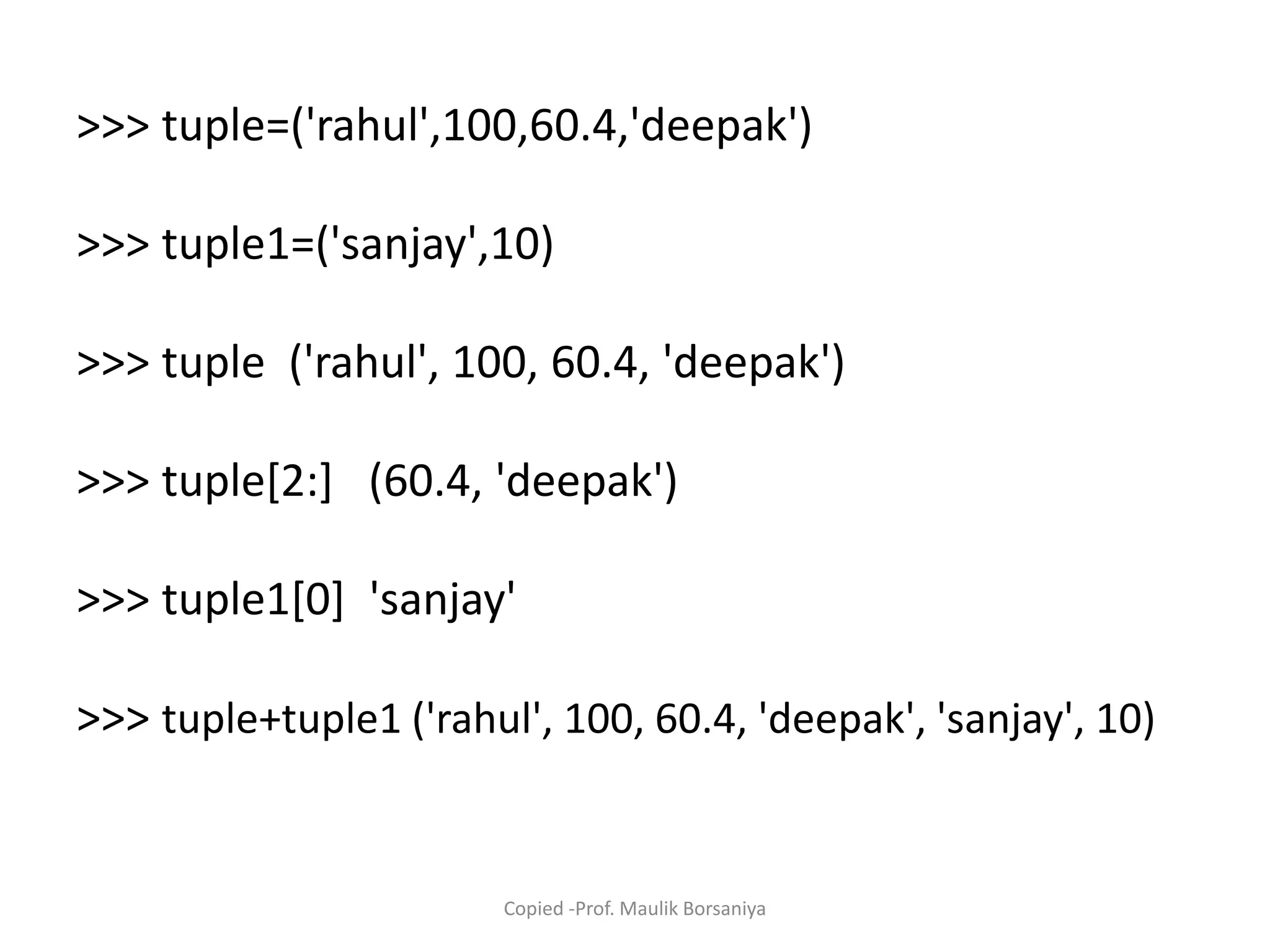Chapter 1 - INTRODUCTION TO PYTHON -MAULIK BORSANIYA | PPTX ...