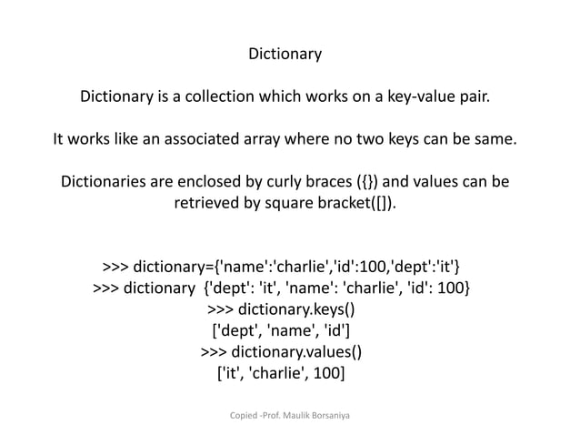 Chapter 1 - INTRODUCTION TO PYTHON -MAULIK BORSANIYA | PPTX ...