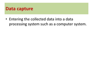 Data processing cycle , stages of data processing cycle. | PPTX
