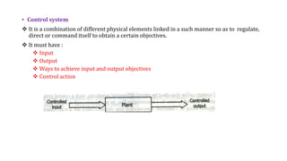 Chapter 1 introduction to control system | PPTX