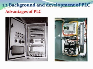 Advantages of PLC
1.2 Background and development of PLC
 