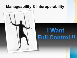 Manageability & Interoperability
 