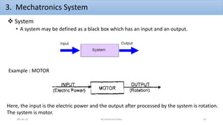 Lecture 1 Introduction to mechatronics | PDF