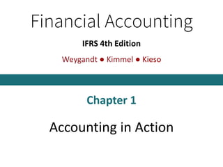 Financial Accounting
IFRS 4th Edition
Chapter 1
Accounting in Action
Weygandt ● Kimmel ● Kieso
 
