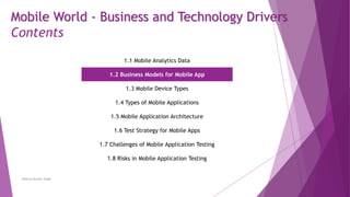 Chapter 1 - Mobile World - Business and Technology Drivers | PDF