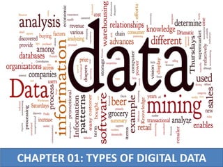 CHAPTER 01: TYPES OF DIGITAL DATA
 