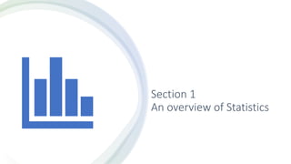 Section 1
An overview of Statistics
 