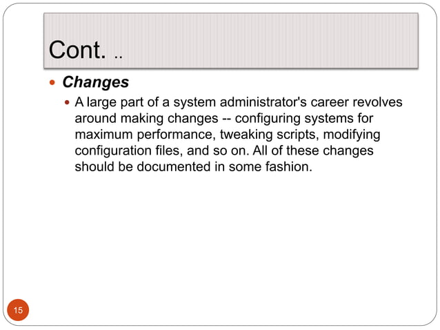 Introduction to Network and System Administration | PPTX