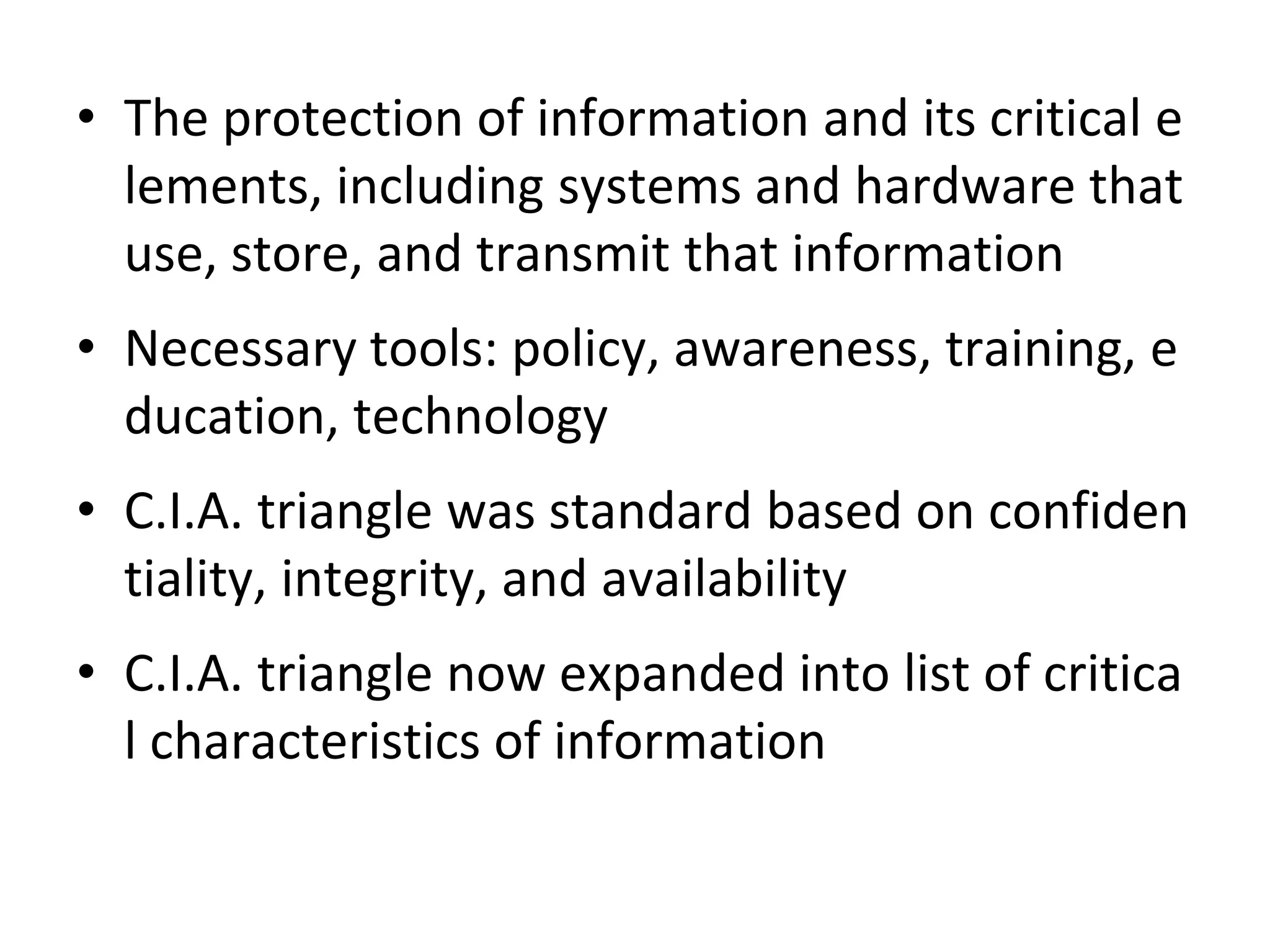 Chapter 1 Introduction To Information Security Ppt Chapter 1 Introduction To Information Security Ppt