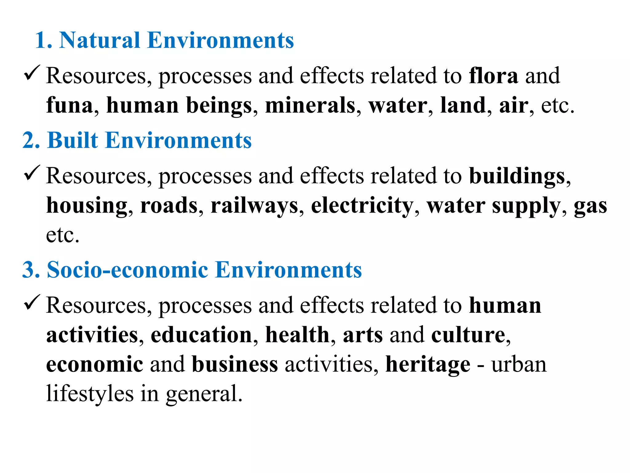 Environmental Planning | PPTX