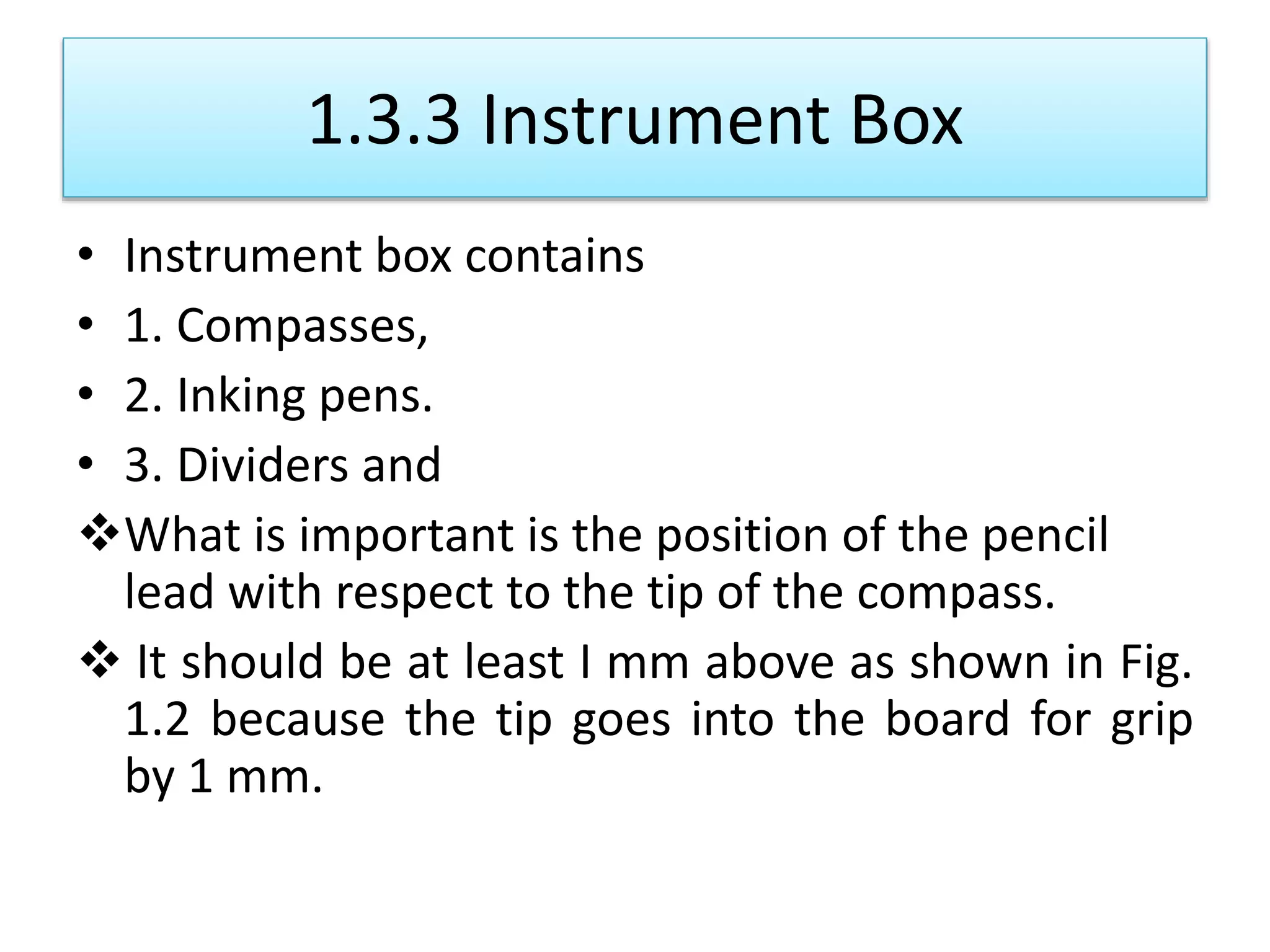 Drawing Instruments and Accessories | PPTX