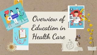 Overview of
Education in
Health Care
 