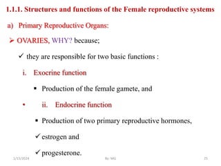introduction to reproductive physiology of farm animals | PPTX