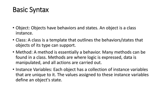 chapter 1 visual programming or computer | PPT