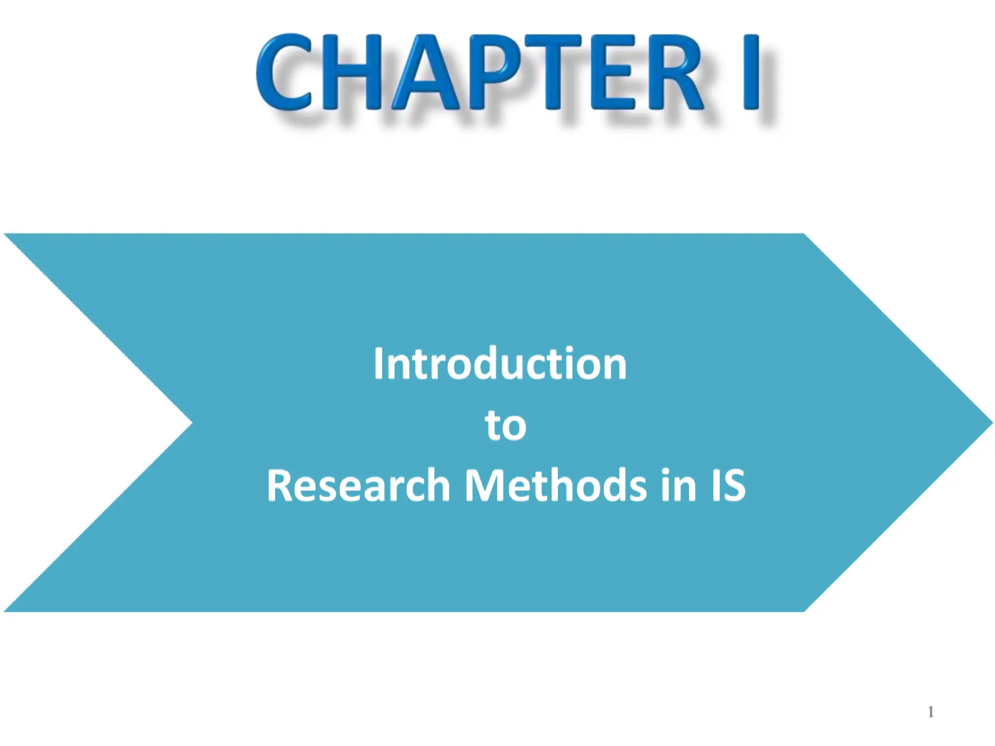 Introduction to Research Methodology for Information system PPT