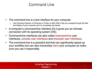 Chapter 1: Introduction to Command Line | PDF