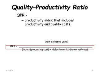 Quality. Rate Example Chapter one quality management lecture.pptx