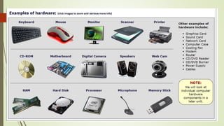 Types and components of computer systems | PPTX