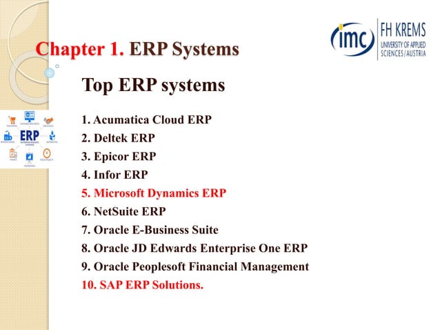 Computer softwere aplications ERP Systems. ERP.pptx