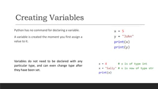 basic python part 1_powerpoint slideshare | PPT