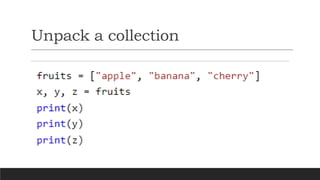 basic python part 1_powerpoint slideshare | PPTX