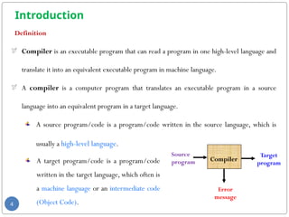 Chapter 1.pptx compiler design lecture note | PPTX | Programming ...