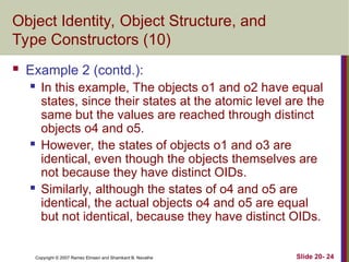 O2 Object Database Chapter1.ppt Concept of Object oriented Database | PPT