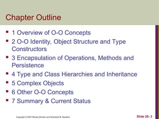 O2 Object Database Chapter1.ppt Concept of Object oriented Database | PPT