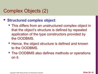 Chapter1.ppt Concept of Object oriented Database | PPT