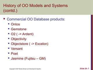 Poet Object Oriented Database Chapter1.ppt Concept of Object oriented Database | PPT