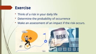 Overview the risk management_ for the education at university. | PPTX