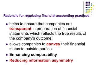 Financial Statement Rationale Chapter one - introduction to accounting theory | PDF