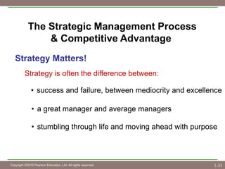 Chapter 1 Presentation - Strategic Management Chapter 1 | PDF