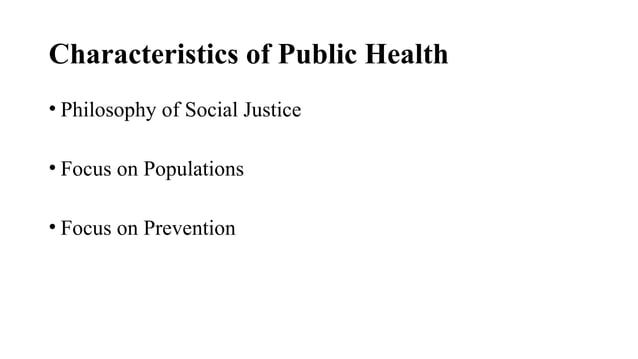 Chapter 1 Pptx Public Health First Chapter Ppt