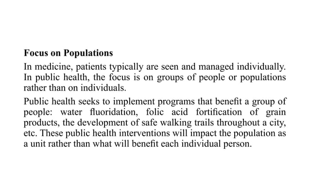 Chapter 1 Pptx Public Health First Chapter Ppt