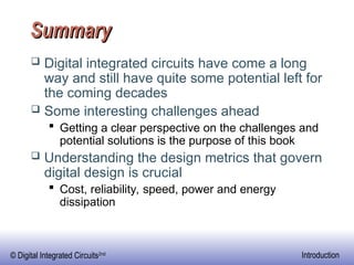 chapter 1 digital integrated circuits_Introduction | PPT