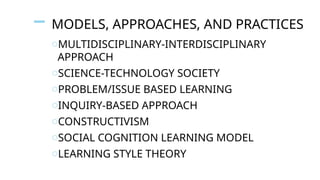teaching science in the intermediate grades | PPTX
